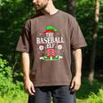 The Baseball Elf Christmas Sport Lovers Xmas Elf Men's Comfort Colors T-Shirt Espresso
