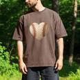 Baseball Heart Shape Valentines Day Love Boys Kids Men Men's Comfort Colors T-Shirt Espresso Baseball Heart Shape Valentines Day Love Boys Kids Men Men's Comfort Colors T-Shirt Espresso