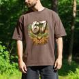 Baseball Ice Cream Drip Number 67 Playground Player 67th Men's Comfort Colors T-Shirt Espresso