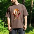Baseball Ice Cream Drip Style Melting Ice Cream Youth Teen Men's Comfort Colors T-Shirt Espresso