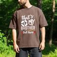 Baseball Jersey Number 13 That's My Brother Out There Men's Comfort Colors T-Shirt Espresso
