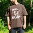 Baseball Nanny Baseball Coquette Bow Men's Comfort Colors T-Shirt Espresso