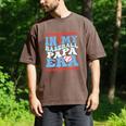 In My Baseball Papa Era Groovy Baseball Dad Family Matching Premium Men's Comfort Colors T-Shirt Espresso In My Baseball Papa Era Groovy Baseball Dad Family Matching Premium Men's Comfort Colors T-Shirt Espresso