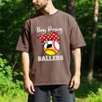 Busy Raising Ballers Baseball Softball Soccer Mom Premium Tri-Blend Men's Comfort Colors T-Shirt Espresso