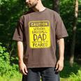 Caution Serious Baseball Dad Something To Be Feared Premium Men's Comfort Colors T-Shirt Espresso