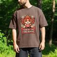 Chinese New Year 2026 Fire Horse Celebration Raglan Baseball Tee Men's Comfort Colors T-Shirt Espresso