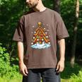 Christmas Baseball Tree Lights Xmas Men's Comfort Colors T-Shirt Espresso