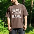 Dad Baseball Men Baseball Daddy's Always In The Game Men's Comfort Colors T-Shirt Espresso Dad Baseball Men Baseball Daddy's Always In The Game Men's Comfort Colors T-Shirt Espresso