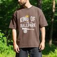 Dad Baseball For Men Baseball Dad King Of Ballpark Men's Comfort Colors T-Shirt Espresso Dad Baseball For Men Baseball Dad King Of Ballpark Men's Comfort Colors T-Shirt Espresso
