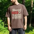 Dad Baseball Dad Teaching Lessons One Swing At A Time Men's Comfort Colors T-Shirt Espresso Dad Baseball Dad Teaching Lessons One Swing At A Time Men's Comfort Colors T-Shirt Espresso