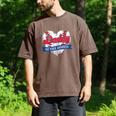Daddy Of The Rookie Baseball Dad Retro Love Heart Birthday Men's Comfort Colors T-Shirt Espresso