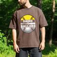 Dadeo Of Ballers Softball Baseball Dad Men's Comfort Colors T-Shirt Espresso Dadeo Of Ballers Softball Baseball Dad Men's Comfort Colors T-Shirt Espresso