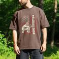 Fathers Day Baseball Dad Flag Dad Men Baseball Catcher Men's Comfort Colors T-Shirt Espresso