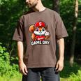 Game Day Baseball Dad Baseball Mam Father's Day Men's Comfort Colors T-Shirt Espresso