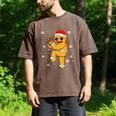 Gingerbread Man Baseball Christmas Men's Comfort Colors T-Shirt Espresso Gingerbread Man Baseball Christmas Men's Comfort Colors T-Shirt Espresso