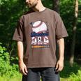 Groovy Baseball Dad Daddy Father Happy Fathers Day Men Guys Men's Comfort Colors T-Shirt Espresso Groovy Baseball Dad Daddy Father Happy Fathers Day Men Guys Men's Comfort Colors T-Shirt Espresso