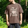 My Heart Is On That Field Baseball Men's Comfort Colors T-Shirt Espresso My Heart Is On That Field Baseball Men's Comfort Colors T-Shirt Espresso