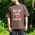 Ho Ho Home Run Baseball Christmas Holiday Sports Santa Men's Comfort Colors T-Shirt Espresso Ho Ho Home Run Baseball Christmas Holiday Sports Santa Men's Comfort Colors T-Shirt Espresso