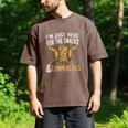 I'm Just Here For The Snacks And Commercials Baseball Men's Comfort Colors T-Shirt Espresso