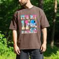 It's My 11th Birthday Baseball Ice Cream Drip Theme Men's Comfort Colors T-Shirt Espresso