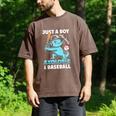 Just A Boy Who Loves Axolotls & Baseball Men's Comfort Colors T-Shirt Espresso Just A Boy Who Loves Axolotls & Baseball Men's Comfort Colors T-Shirt Espresso