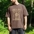 Just a Boy Who Loves Baseball Men's Comfort Colors T-Shirt Espresso Just a Boy Who Loves Baseball Men's Comfort Colors T-Shirt Espresso