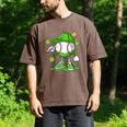 Kids Boys Happy St Patricks Day Kids Baseball Ice Cream Drip Men's Comfort Colors T-Shirt Espresso