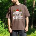Most Likely To Play Baseball With Santa Christmas Baseball Men's Comfort Colors T-Shirt Espresso Most Likely To Play Baseball With Santa Christmas Baseball Men's Comfort Colors T-Shirt Espresso