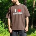I Love Baseball Dads Awesome Little League Tees Spring Ball Men's Comfort Colors T-Shirt Espresso