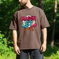 Mason 67 Ice Cream Drip Baseball Meme Graphics Men's Comfort Colors T-Shirt Espresso