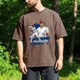 Mike Trout Los Angeles A MLB Baseball Players MLBMTR302N Men's Comfort Colors T-Shirt Espresso