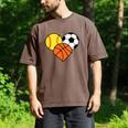 Mom Sports Heart Soccer Basketball Baseball Softball Men's Comfort Colors T-Shirt Espresso Mom Sports Heart Soccer Basketball Baseball Softball Men's Comfort Colors T-Shirt Espresso