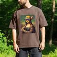 Mona Lisa Baseball Trending Aesthetic Streetwear Men's Comfort Colors T-Shirt Espresso