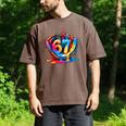 Number 67 Baseball Glove Ice Cream Drip Six Seven Meme Men's Comfort Colors T-Shirt Espresso Number 67 Baseball Glove Ice Cream Drip Six Seven Meme Men's Comfort Colors T-Shirt Espresso
