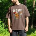 Oh Snap Gingerbreadman Christmas Baseball Humor Men's Comfort Colors T-Shirt Espresso Oh Snap Gingerbreadman Christmas Baseball Humor Men's Comfort Colors T-Shirt Espresso