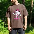 Pink Ribbon Baseball Breast Cancer Awareness Men's Comfort Colors T-Shirt Espresso Pink Ribbon Baseball Breast Cancer Awareness Men's Comfort Colors T-Shirt Espresso
