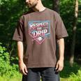 Respect The Drip Baseball Player Men's Comfort Colors T-Shirt Espresso Respect The Drip Baseball Player Men's Comfort Colors T-Shirt Espresso