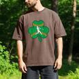 Retro Shamrock Baseball St Patricks Day Men Women Boys Girls Men's Comfort Colors T-Shirt Espresso