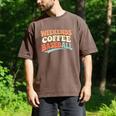 Weekends Coffee Baseball Retro Vibes Men's Comfort Colors T-Shirt Espresso