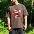 Santa Baseball Christmas Pajamas Xmas Men Boy Toddlers Men's Comfort Colors T-Shirt Espresso Santa Baseball Christmas Pajamas Xmas Men Boy Toddlers Men's Comfort Colors T-Shirt Espresso