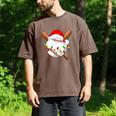 Santa Sports For Men Boys Christmas Baseball Player Men's Comfort Colors T-Shirt Espresso Santa Sports For Men Boys Christmas Baseball Player Men's Comfort Colors T-Shirt Espresso