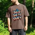 SEIS Siete Guey Baseball Drip Mexico Spanish 67 Slang Boys Men's Comfort Colors T-Shirt Espresso SEIS Siete Guey Baseball Drip Mexico Spanish 67 Slang Boys Men's Comfort Colors T-Shirt Espresso