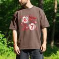 Six Seven Baseball Lover Sports Red Heart Bow Valentine Girl Men's Comfort Colors T-Shirt Espresso