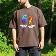 Six Seven Ice Cream Drip Cool Meme 67 Number Baseball Men's Comfort Colors T-Shirt Espresso Six Seven Ice Cream Drip Cool Meme 67 Number Baseball Men's Comfort Colors T-Shirt Espresso