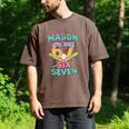 Six Seven Meme Mason Ice Cream Drip Baseball Number 67 Men's Comfort Colors T-Shirt Espresso