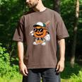 Spooky Jack O Lantern Baseball Halloween Costumes Boys Men's Comfort Colors T-Shirt Espresso Spooky Jack O Lantern Baseball Halloween Costumes Boys Men's Comfort Colors T-Shirt Espresso