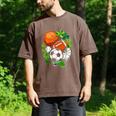 St Patricks Day Shamrock Basketball Baseball Football Soccer Men's Comfort Colors T-Shirt Espresso St Patricks Day Shamrock Basketball Baseball Football Soccer Men's Comfort Colors T-Shirt Espresso