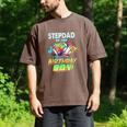 Stepdad Of The Birthday Boy Baseball Football Colorful Men's Comfort Colors T-Shirt Espresso Stepdad Of The Birthday Boy Baseball Football Colorful Men's Comfort Colors T-Shirt Espresso