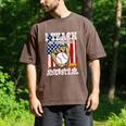 I Teach My Kids To Hit And Steal Baseball Dad American Flag Men's Comfort Colors T-Shirt Espresso I Teach My Kids To Hit And Steal Baseball Dad American Flag Men's Comfort Colors T-Shirt Espresso