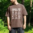 Things I Do In My Spare Time Baseball Lover Men's Comfort Colors T-Shirt Espresso Things I Do In My Spare Time Baseball Lover Men's Comfort Colors T-Shirt Espresso